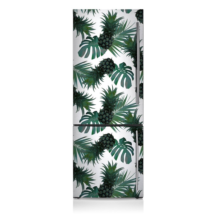 Magnet decorativ, Dreptunghi, Ananas Verde, Verde, 60x180 cm, 010220280030000011846