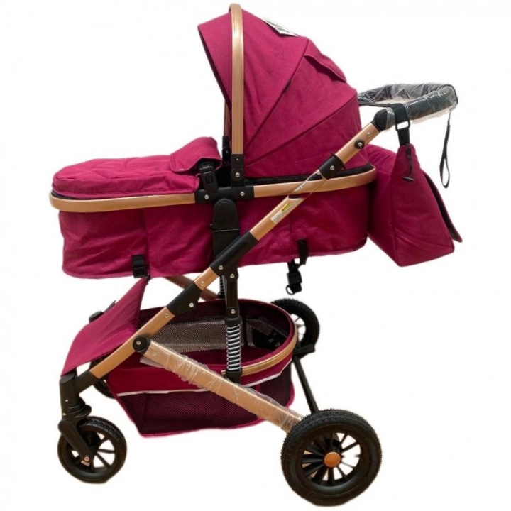 Carucior 3in1, Landou Reversibil si suspensii, T2-G, Mov