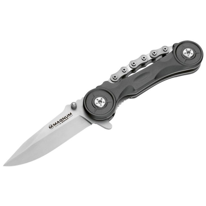 Cutit pliabil Magnum, Boker, Otel, 82mm, Gri