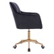 Scaun de birou, Votana, HR550K, Catifea, Negru