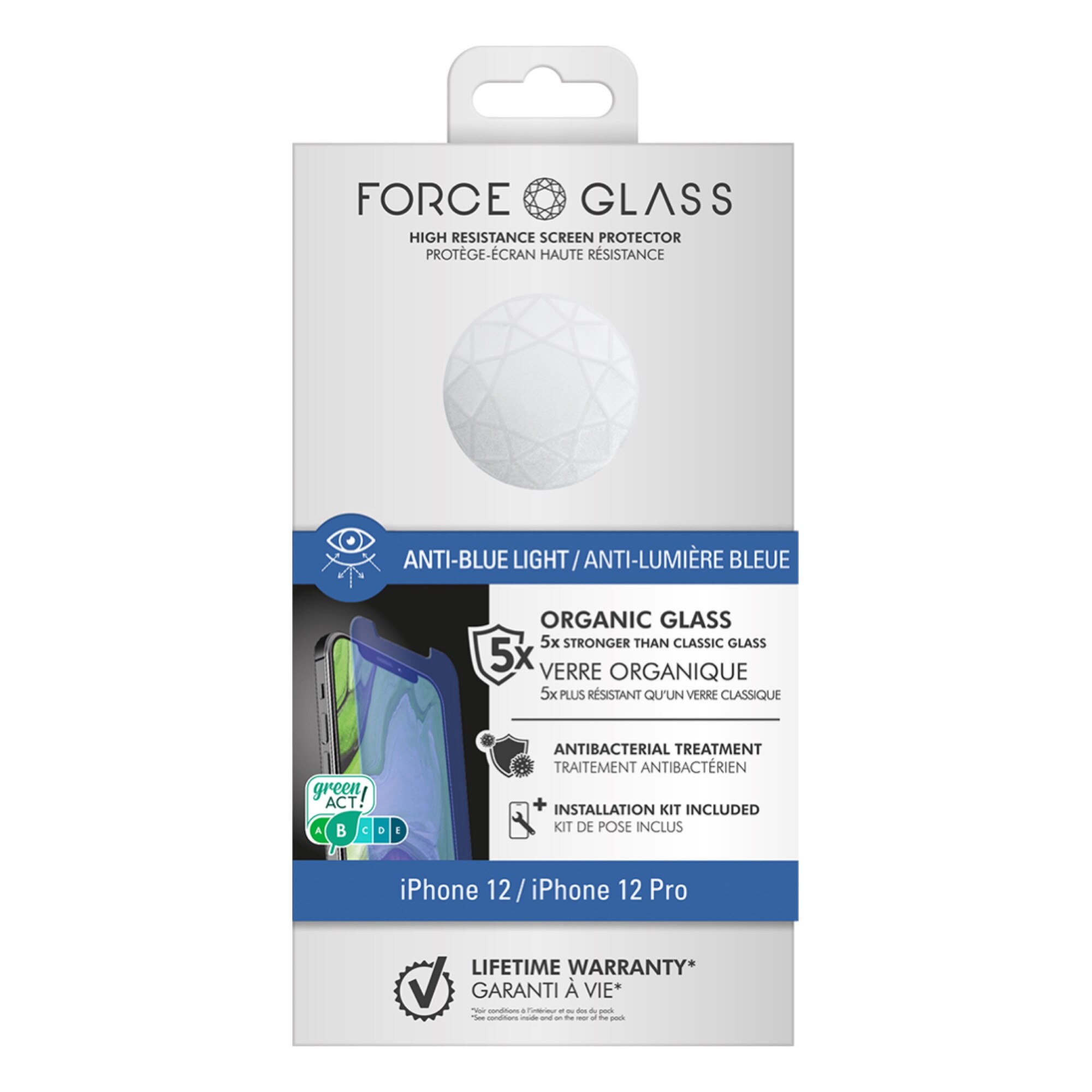 Protège écran iPhone 15 Pro 2.5D Privé - Garanti à vie Force Glass - Force  Glass