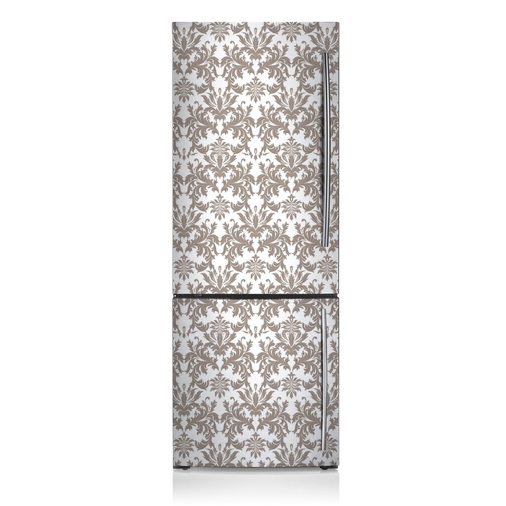 Декоративни магнити Tulup, Бароков дизайн, Кафяв, 70x190 см, за хладилника, издръжлив, 0000030230