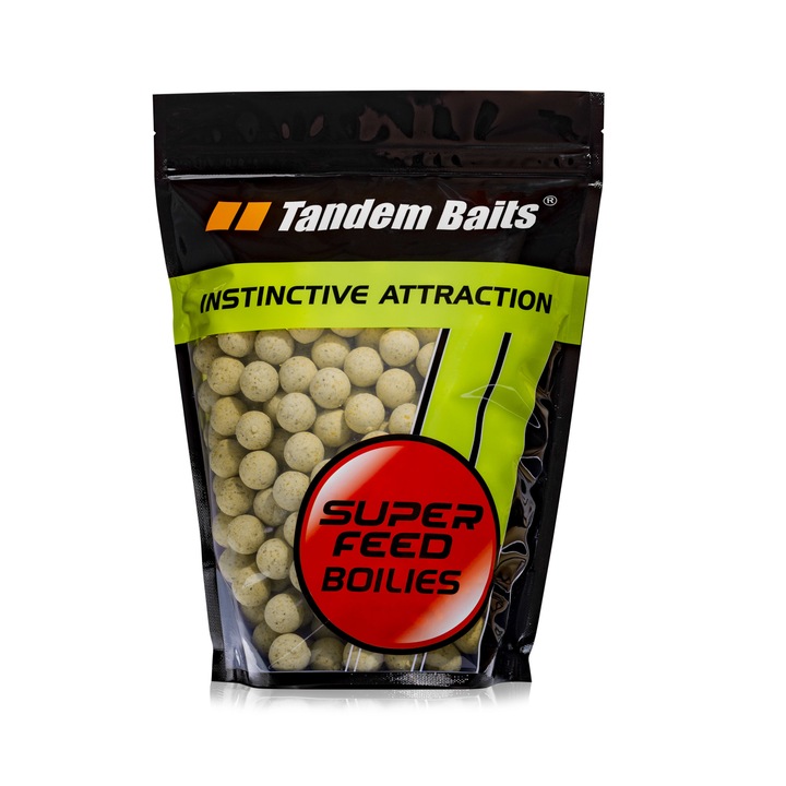 Boilies pentru crap, Tandem Baits, SuperFeed, Aroma calamar, 18 mm, 1 Kg