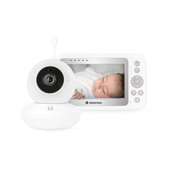 Бебефон Salemax, Аудио/видео, LCD монитор, Нощен режим, Сензори за светлина и температура