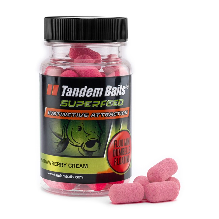 Momeala pentru crap, Tandem Baits, SuperFeed Fluo, Aroma capsuni, 30 g