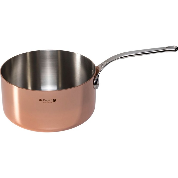 De Buyer Prima Matera 24cm, 6l, Indukciós, Acél, Réz lábas