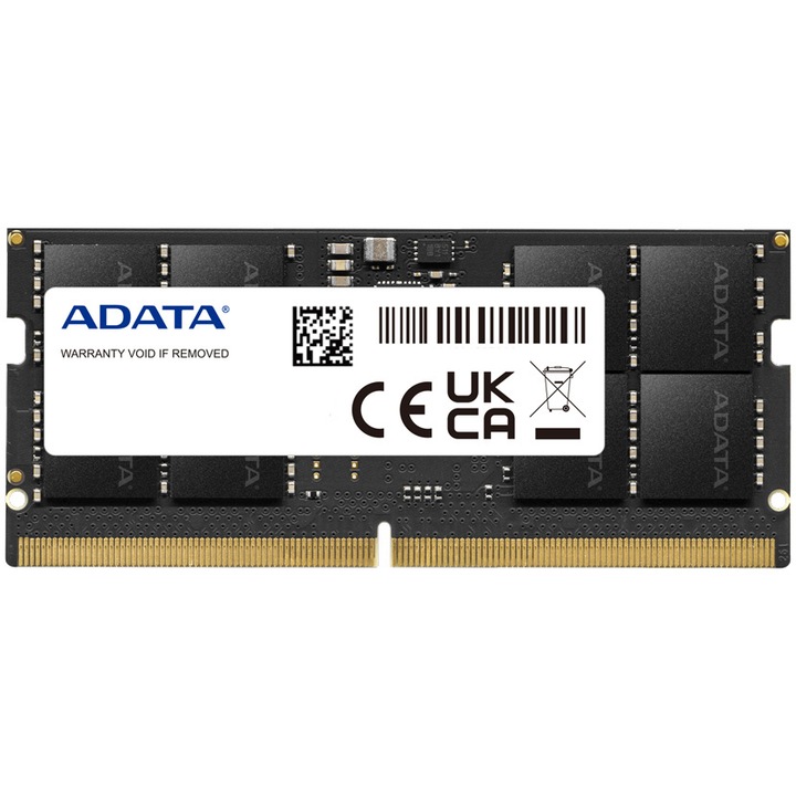 Memorie notebook ADATA, 32GB DDR5, 4800MHz, SO-DIMM, CL40