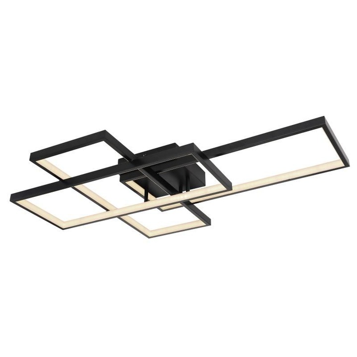 GLOBO fali lámpa, GLO 67227-40BSH, beltéri, fém, fekete, 230 V