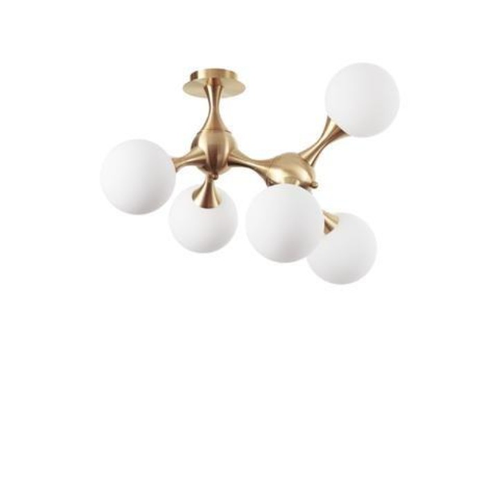 Aplica Ideal Lux, 241050, Interior, Metal, Alb, 230 V