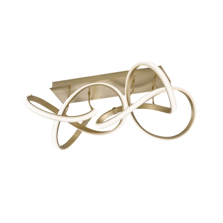 Аплик WOFI, WO 9134.02.14.9000, Интериорно, Пластмаса, Златист, 230 V