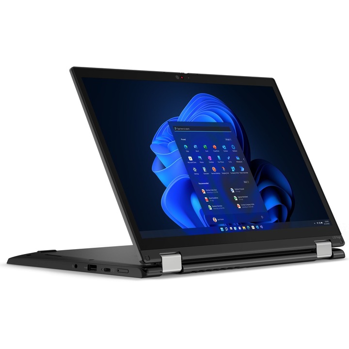 Лаптоп Lenovo ThinkPad L13 Yoga G4 с Intel Core i7-1355U (1.2/5.5GHz, 12M), 16 GB, 512GB M.2 NVMe SSD, Intel Iris Xe Graphics, Windows 11 Pro, Черен