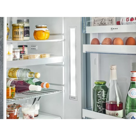 Combina frigorifica incorporabila NEFF KI7862FE0, Rafturi reglabile din sticla, Eco Air Flow, Sticla securizata, LED Light, FreshSafe, No Frost, Clasa energetica E, Alb