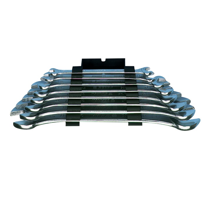 Villáskulcs készlet Würth Zebra, Műanyag tartóval, 8 db