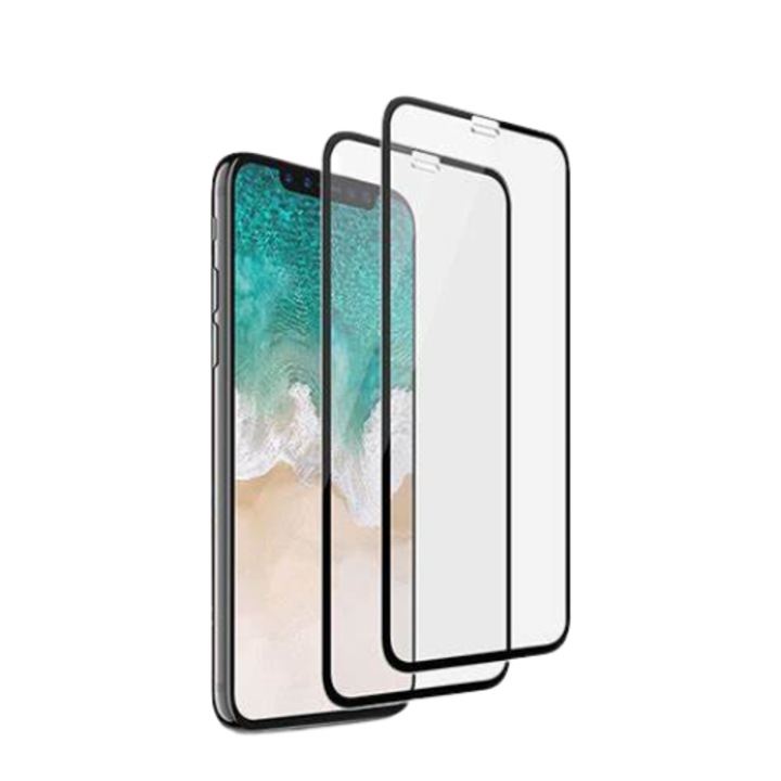 Tempered Glass 20D film kompatibilis iPhone XS MAX / 11 PRO MAX, fekete