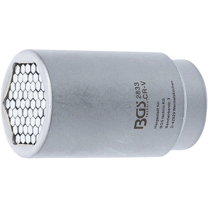 Priza multipla, BGS, 20 mm (3/4"), Drive 12 - 38 mm, Gri