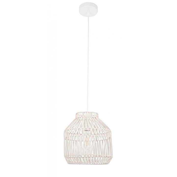 Бял ратанов полилей Altek, 40W, 28.5x29.5 см