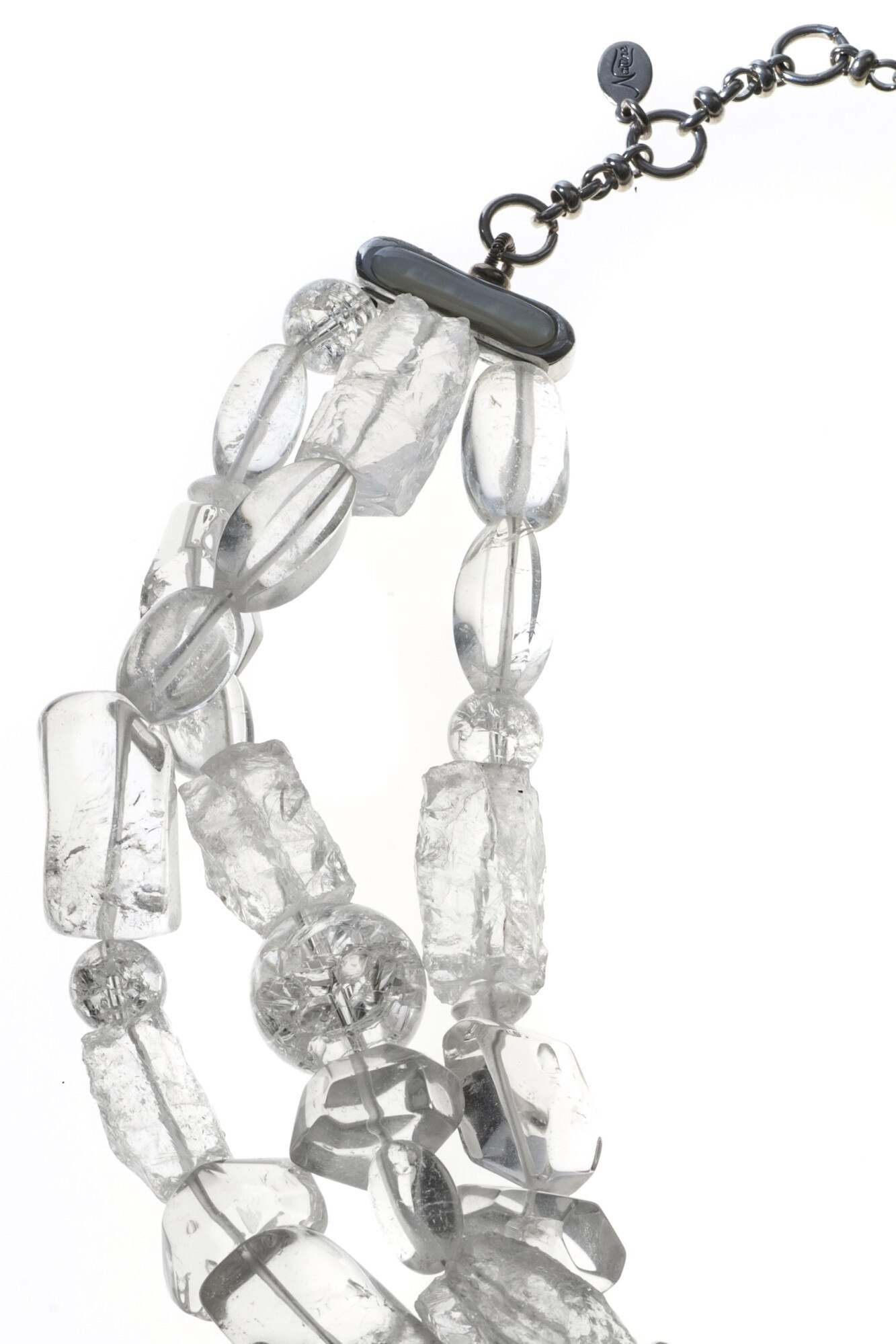 Colier, Gloria Maris, Crystal64738 Alb, 46 cm eMAG.ro