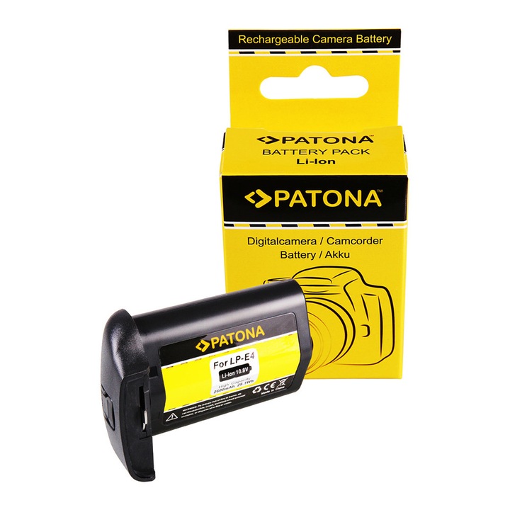 Acumulator /Baterie PATONA pentru CANON LP-E4 LPE4 CANON EOS 1D Mark III, EOS 1Ds- 1011