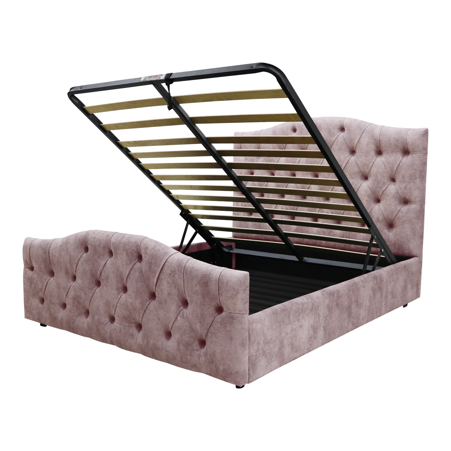Pat Tapitat Rabatabil Cu Lada Depozitare 140x200 Cm Cesare Promo 