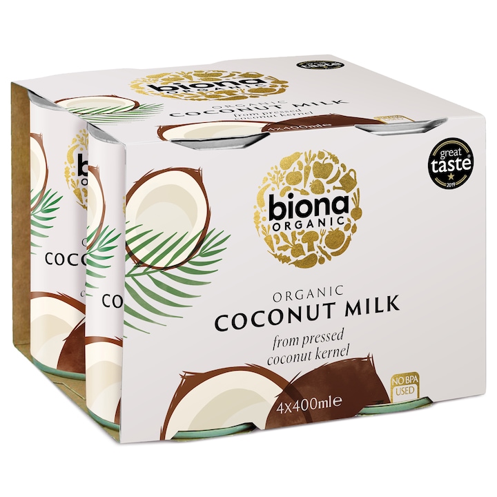 Lapte de cocos Bio 4 Pack ( 4 x 400ml )