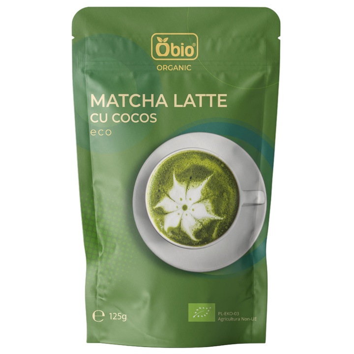 Matcha latte cu cocos Bio, 125g
