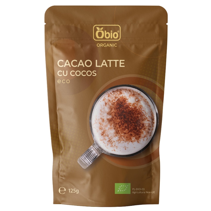Cacao latte cu cocos Bio, 125g
