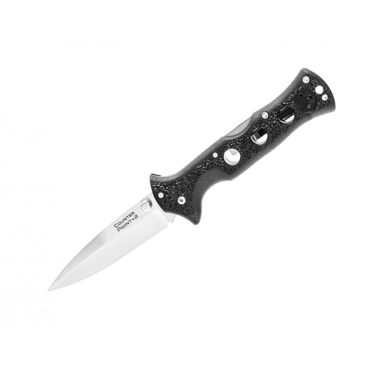 Cutit pliabil Counter Point 2, Cold Steel, Otel inoxidabil, 76mm, Negru