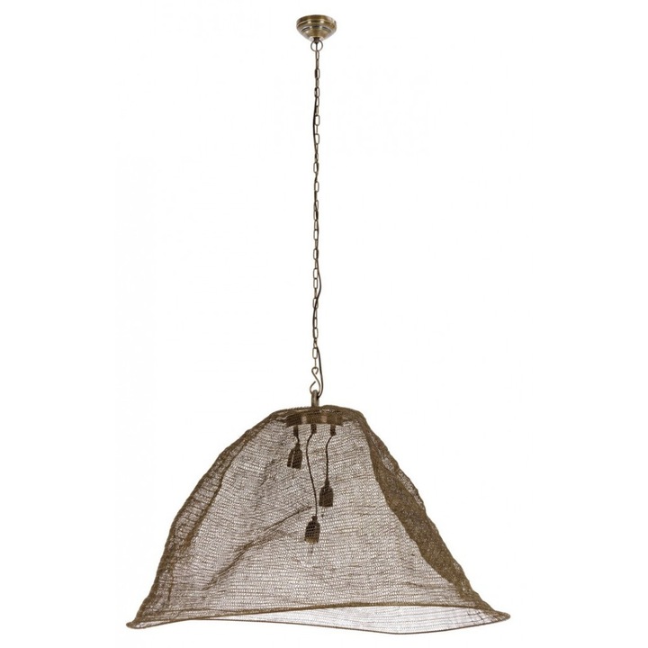 Lustra metal maro Amish, 25W, 100 cm x 100 cm x 62 h