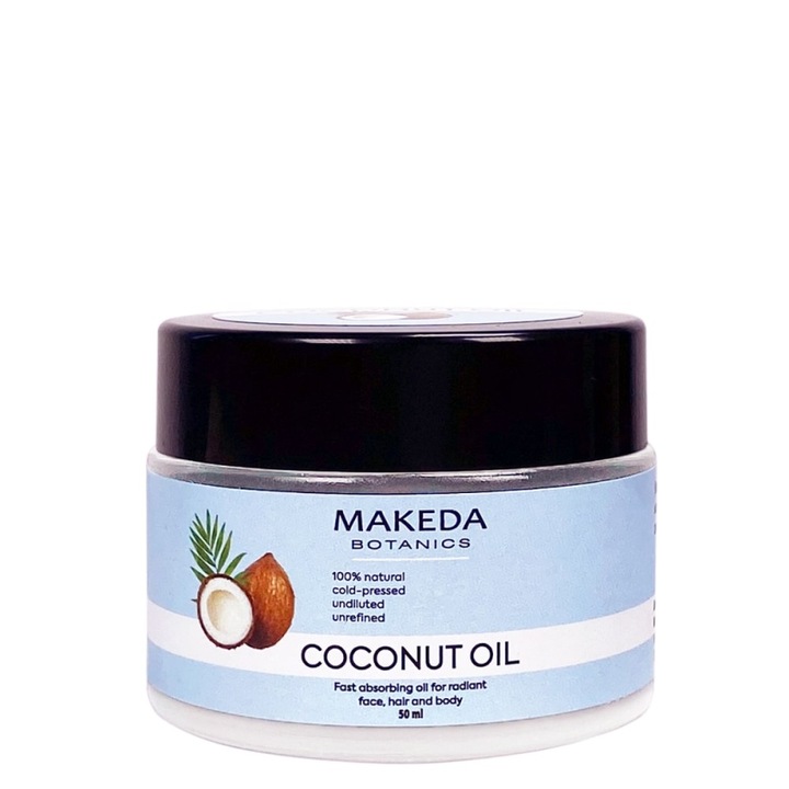 Кокосово масло Makeda Botanics Coconut Oil, 100% натурален продукт, 50 мл