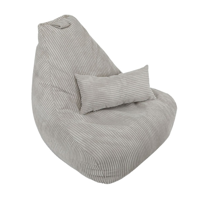 Fotoliu puf Keiko S, 70x65, Gri SZ83