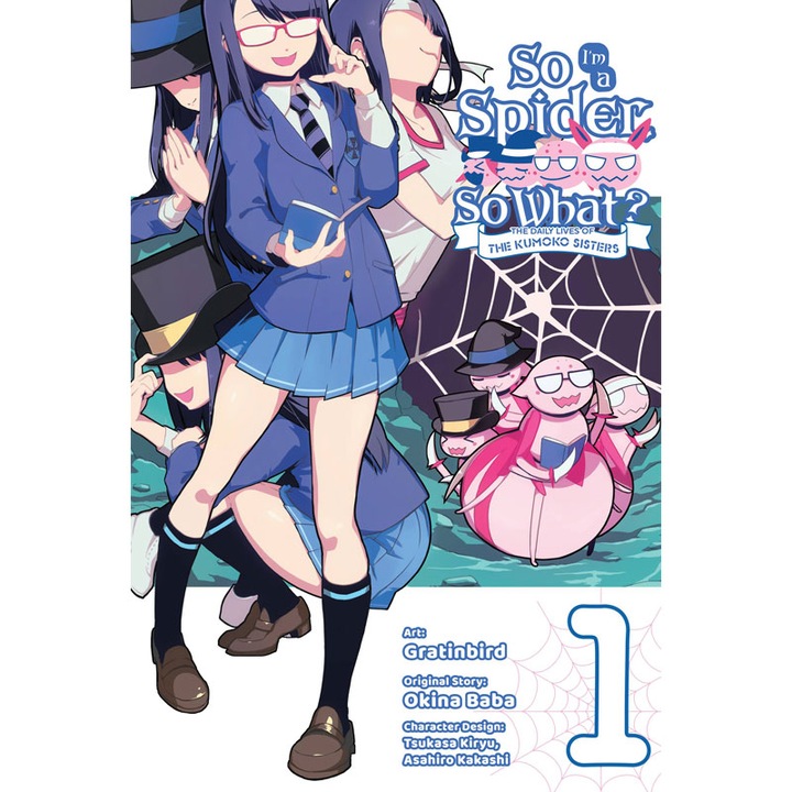 Manga: So I'm a Spider, So What? The Daily Lives of the Kumoko Sisters, Vol. 1, Baba Okina, Angol Képregény