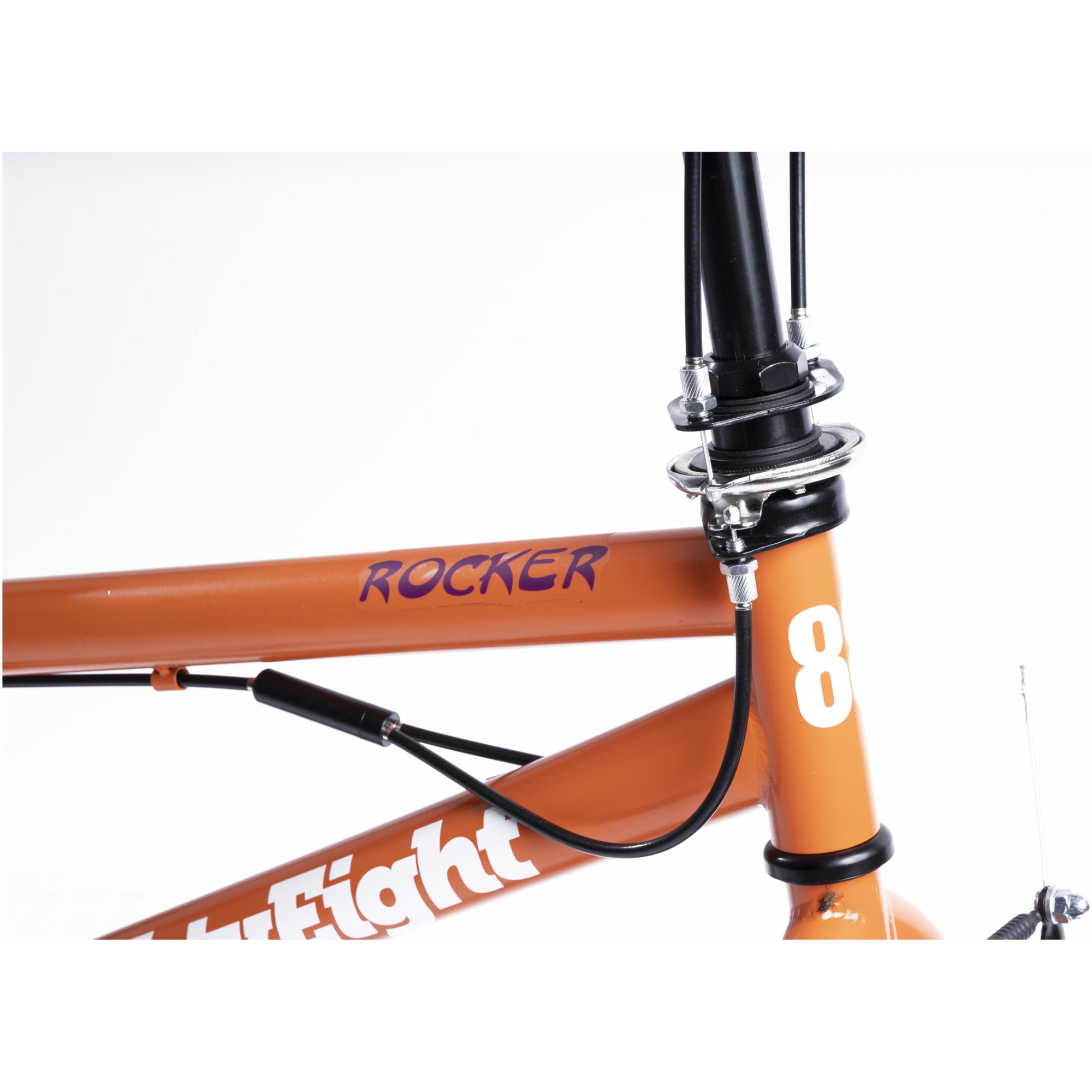 Велосипед EightyEight 2016A BMX, 20 инча, V-brake, Черен/Оранжев - eMAG.bg