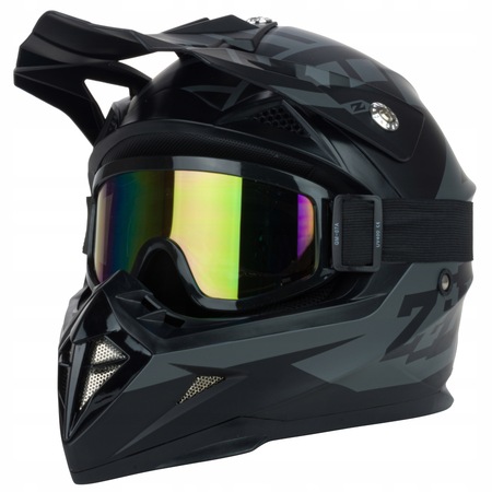 Casca moto X.1.9, Zed, Policarbonat, S, (55-56cm ) Negru