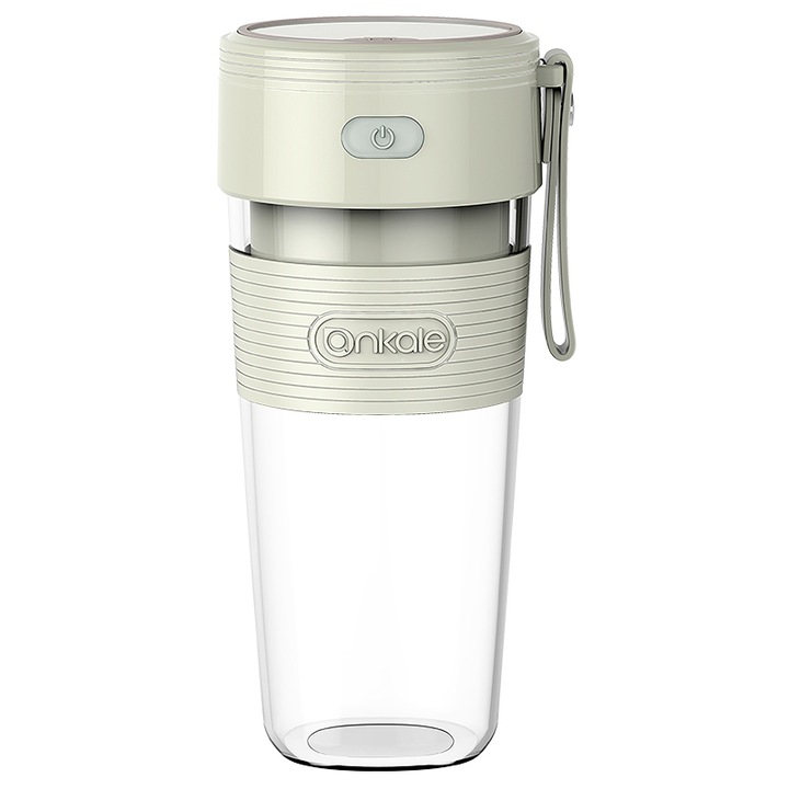 Storcator electric portabil, WALALLA, ABS/Inox, Incarcare USB, 300ml, 9x19 cm, Verde