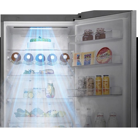 Combina frigorifoca LG GBB72SWDMN 203x60cm, Clasa energetic E, Capacitate 277L, Alb