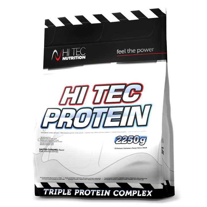 Proteine Pudra, Hi Tec Nutrition, 2250g, Caramel Sarat