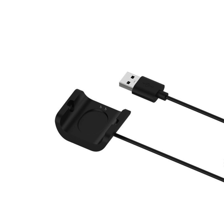 SmartGEAR töltő Amazfit Bip S/ BIP S LITE, USB, teljesen kompatibilis Amazfit Bip S/ BIP S LITE, fekete