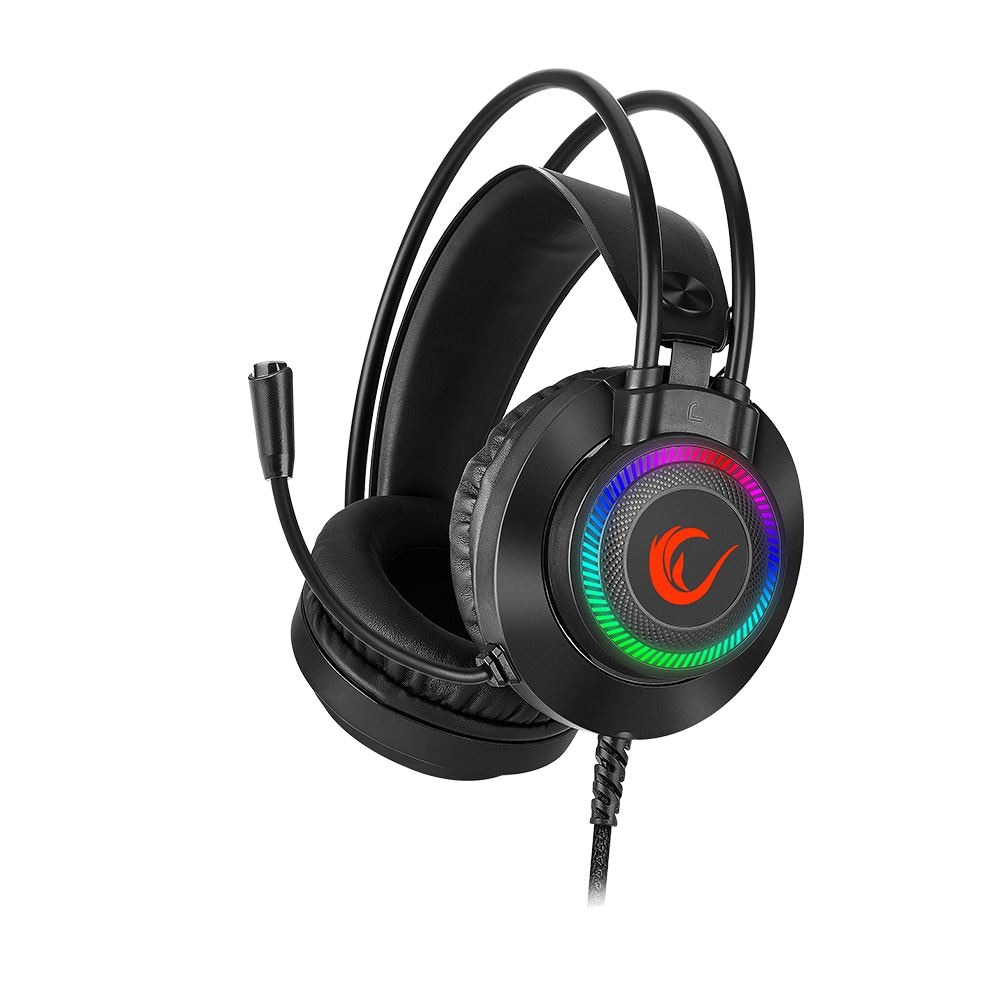 Casti Rampage RM-K27 X-Jammer RGB Negru, Microfon/ Casti