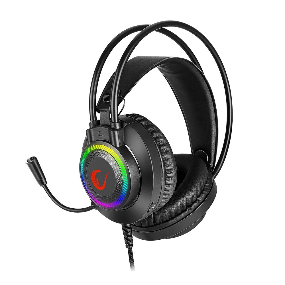 Casti Rampage RM-K27 X-Jammer RGB Negru, Microfon/ Casti
