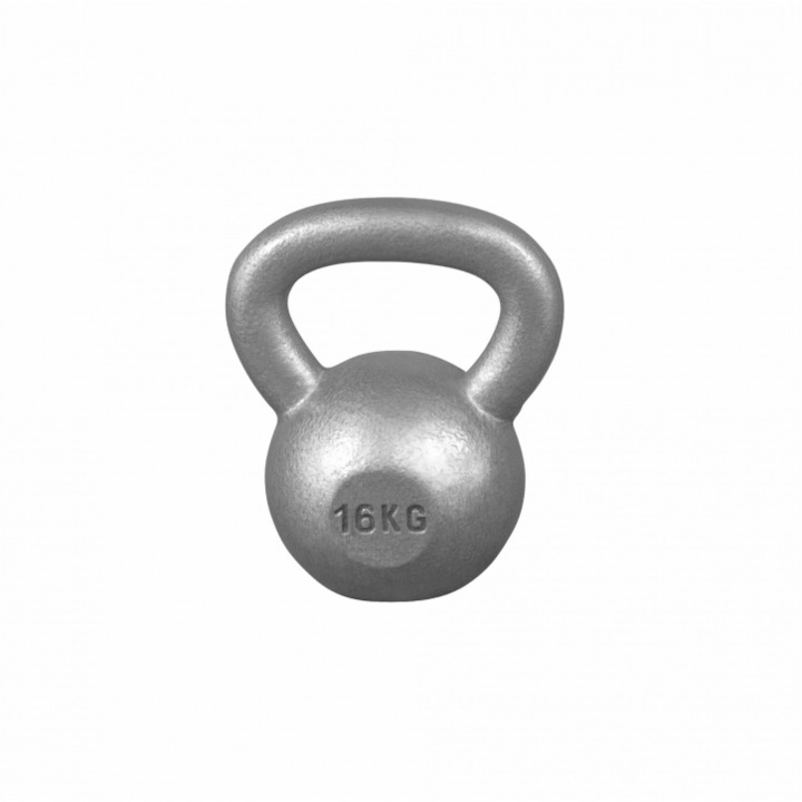 Gantera Kettlebell din fier, Gorilla Sports, 16kg
