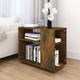 Странична маса vidaXL, Опушен дъб, 70x35x55 см, Инженерно дърво, 12.6 Kg