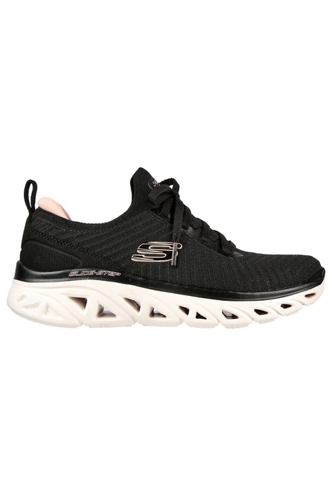 Tenisi femei Slip On Glide Step Sport New Hype, Skechers, Negru