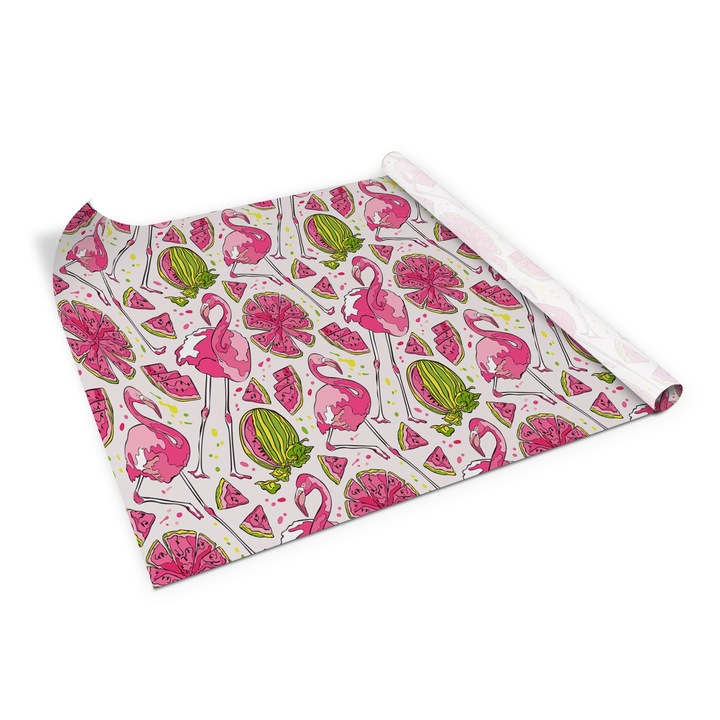 Folie de mobila autoadeziva, Decormat, Pepene arzator, Rosu, 100 x 50 cm, 010130570010000054071