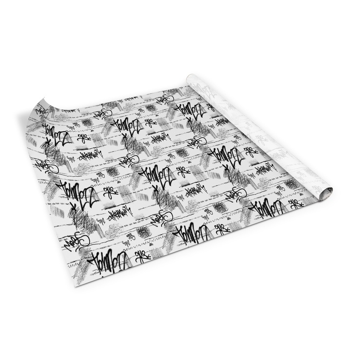 Folie de mobila autoadeziva, Decormat, graffiti, Multicolor, 100 x 50 cm, 010130570010000054092