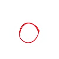 Bratara Bebe reglabila rosie din snur de matase pentru nou nascuti si copii