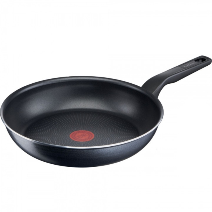 Тигани Tefal, Алуминиев, Черен, Сензор за температура, 28 см