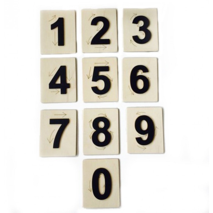 Set figurine din creta, Munda Mundi, Lemn, Bej/Negru