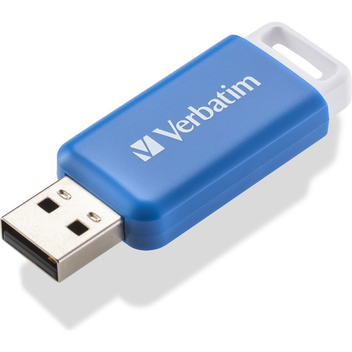 Memorie USB Verbatim Databar 64GB USB 2.0, Albastru