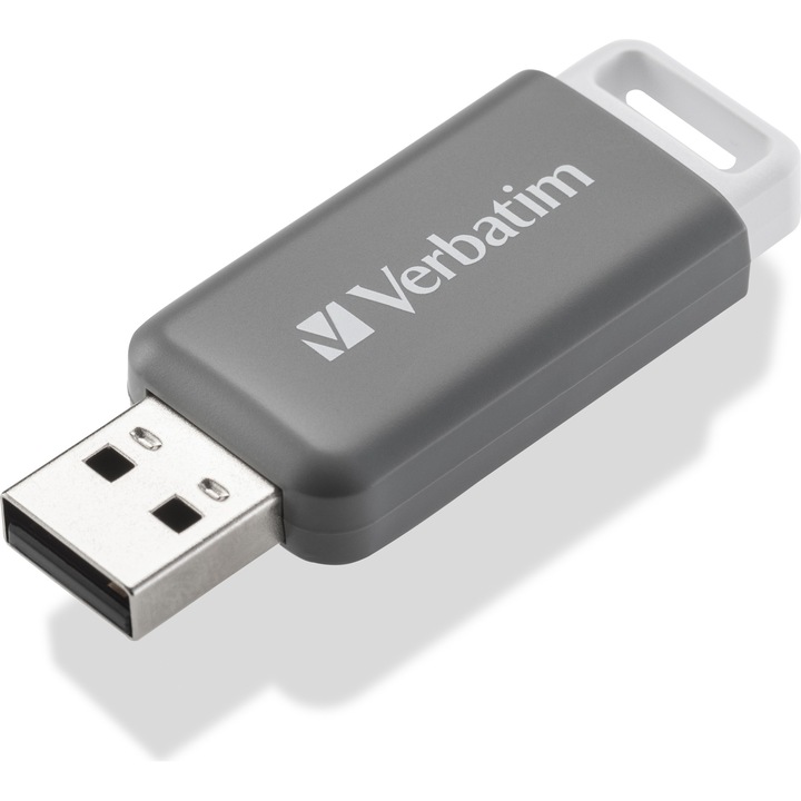 Memorie USB Verbatim Databar 128GB USB 2.0, Gri