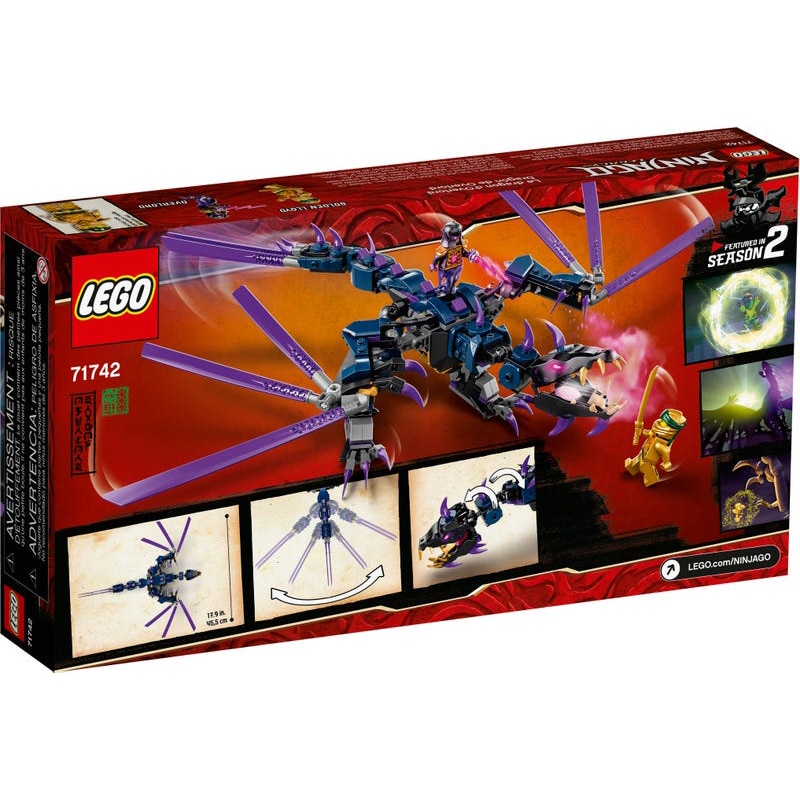 Set de constructie, LEGO®, Plastic, Ninjago 71742 Dragonul